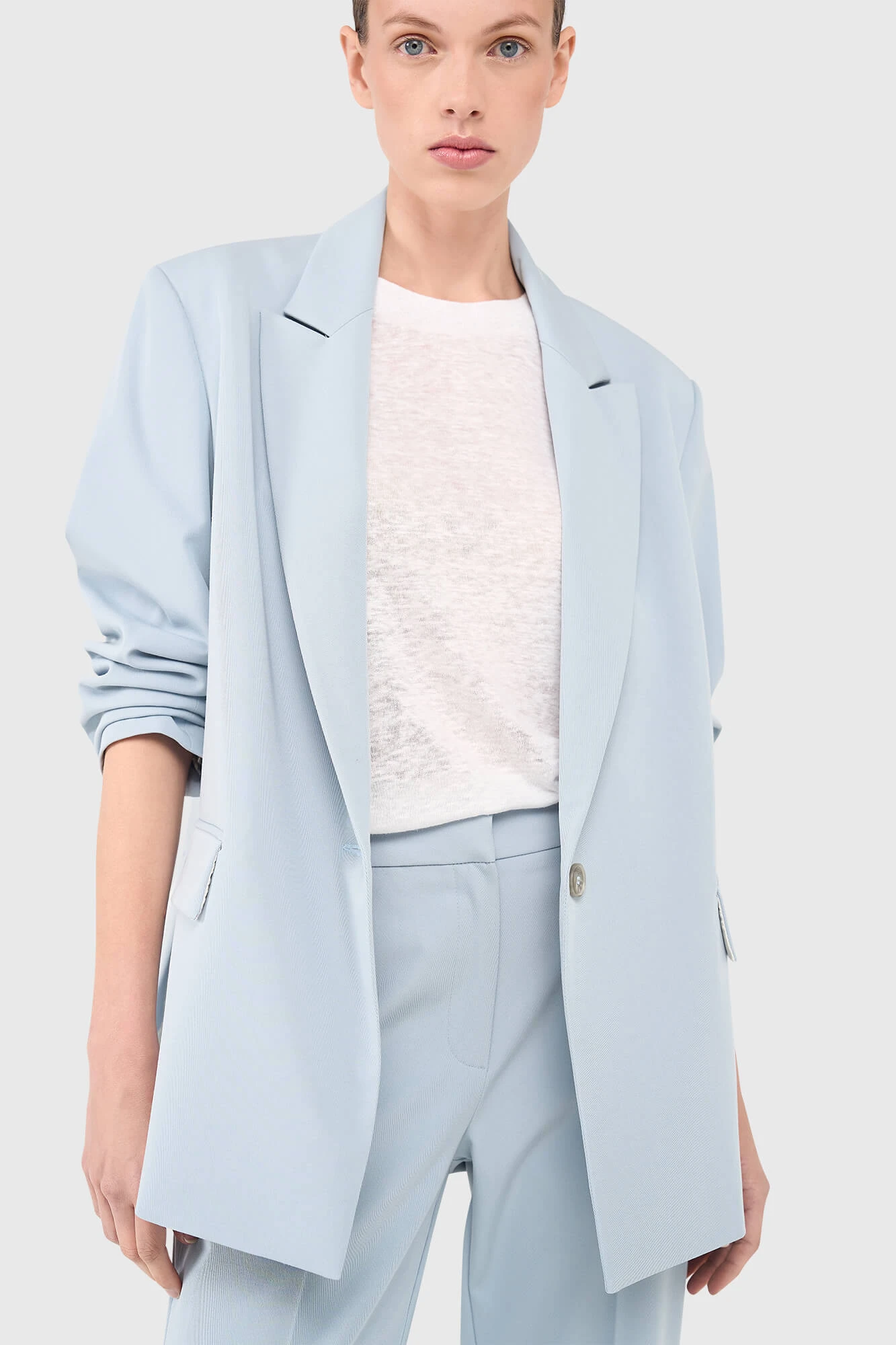 Jones Blazer Licht Blauw