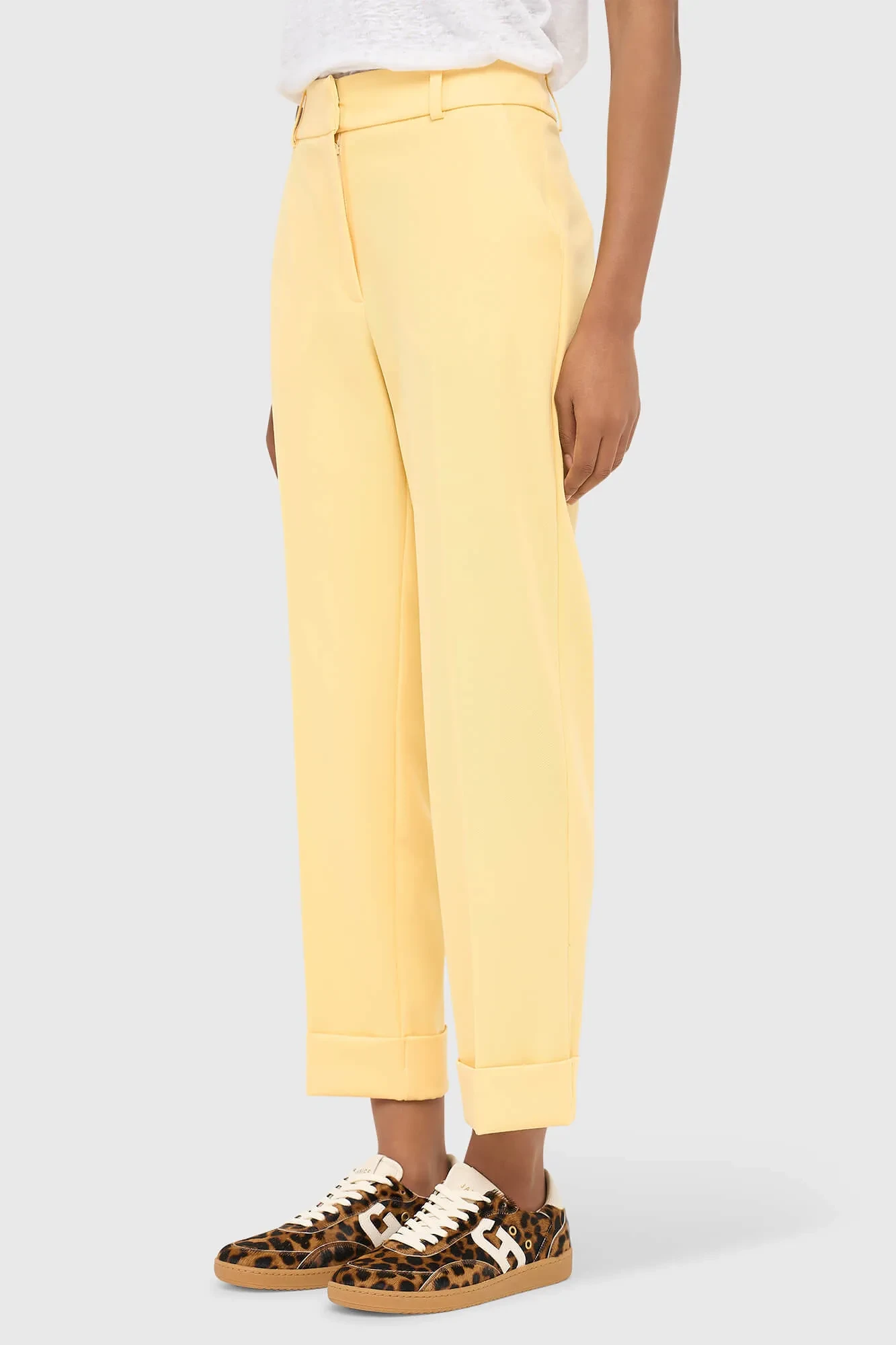 Broek Dames Steekzakken Sean Geel