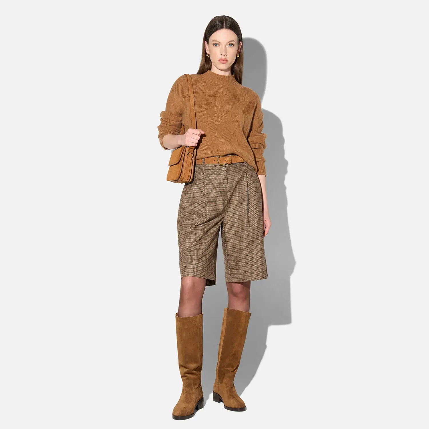 Camel Cashmere Dames Trui Taron