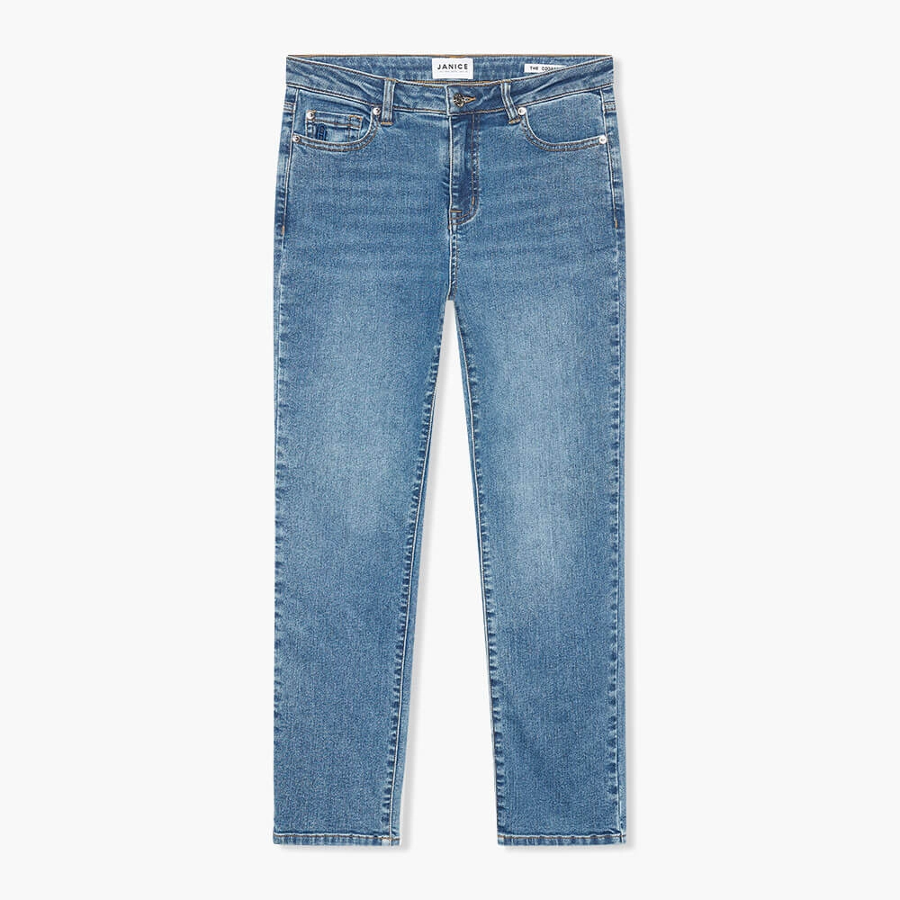 Blauwe Mom Jeans Cooper 117