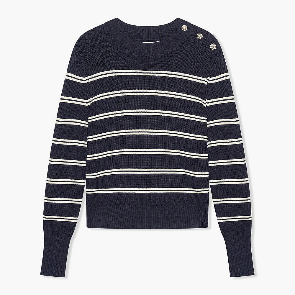 Donovan Trui Blauw Wit
