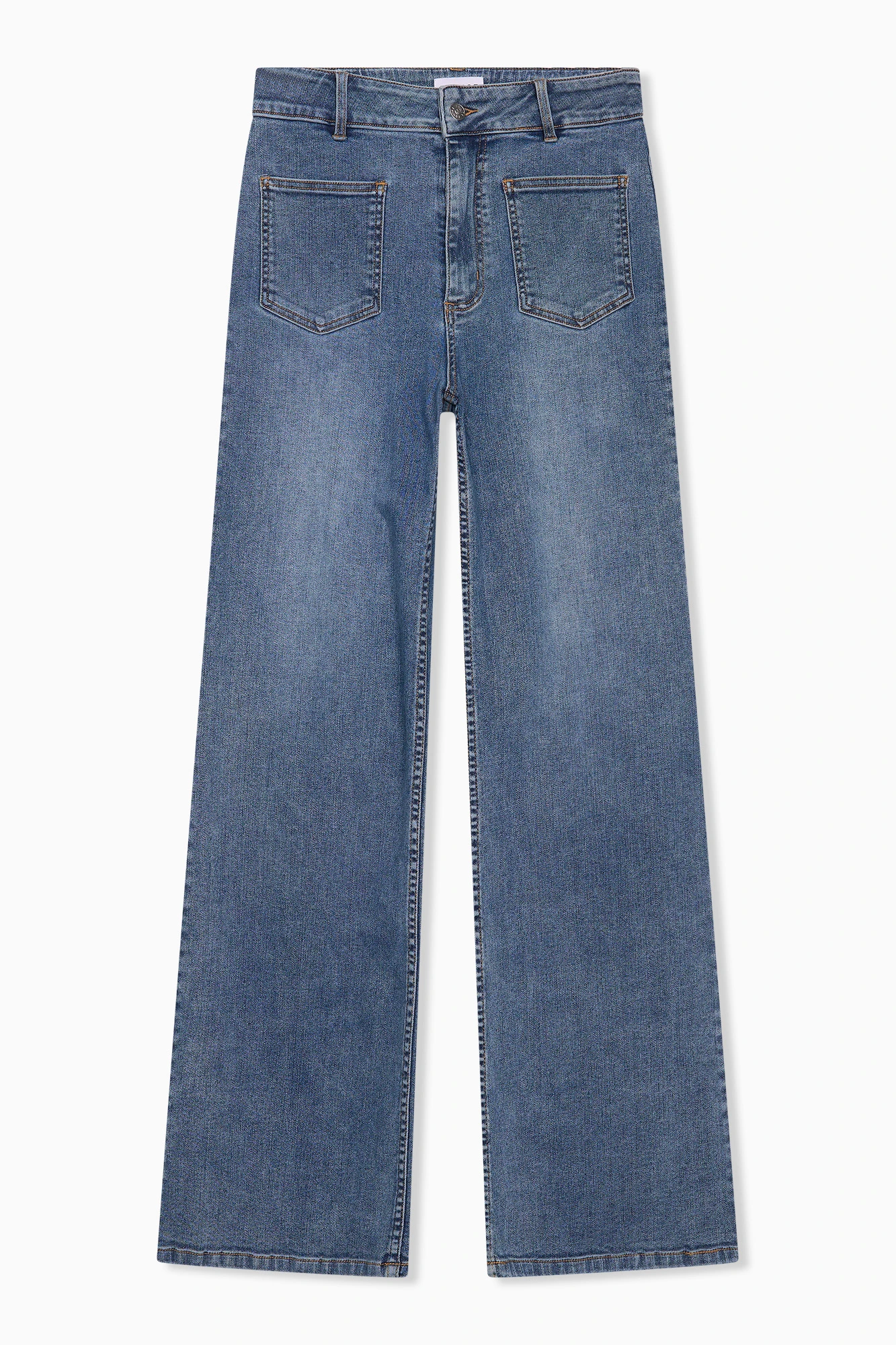 High Rise Flared Jeans Dames Jagger Blauw 422