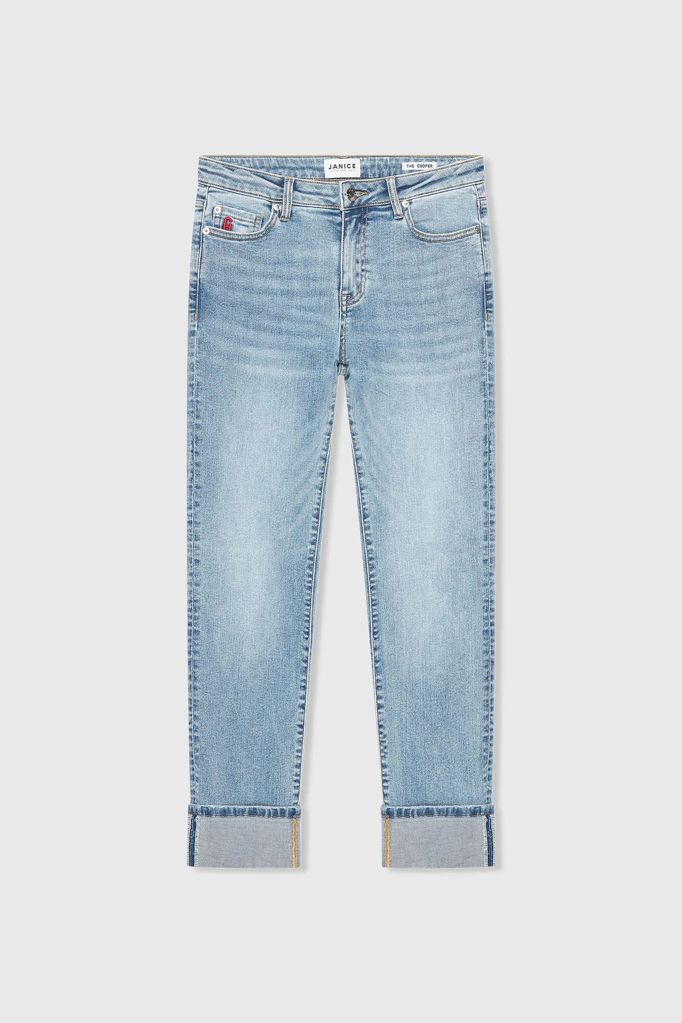 Cooper Jeans Turnup Blauw 435