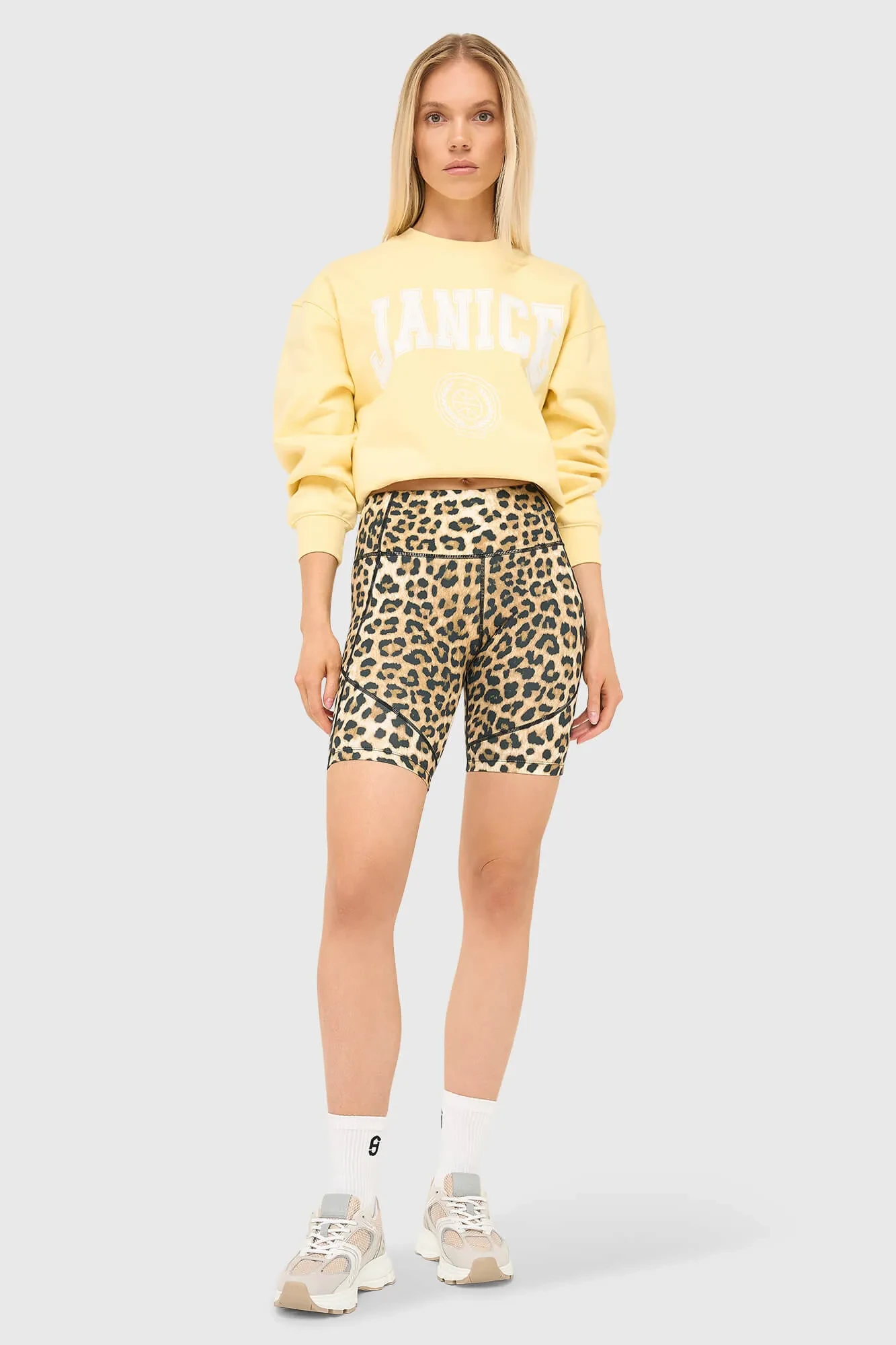 Korte Legging Shorts Sport Cole Panterprint
