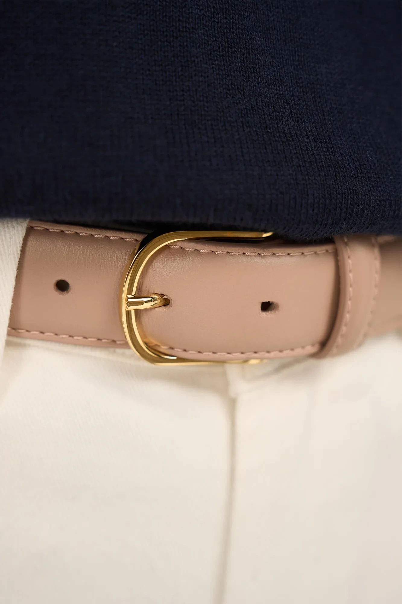 Leren Riem Dames Chase Taupe