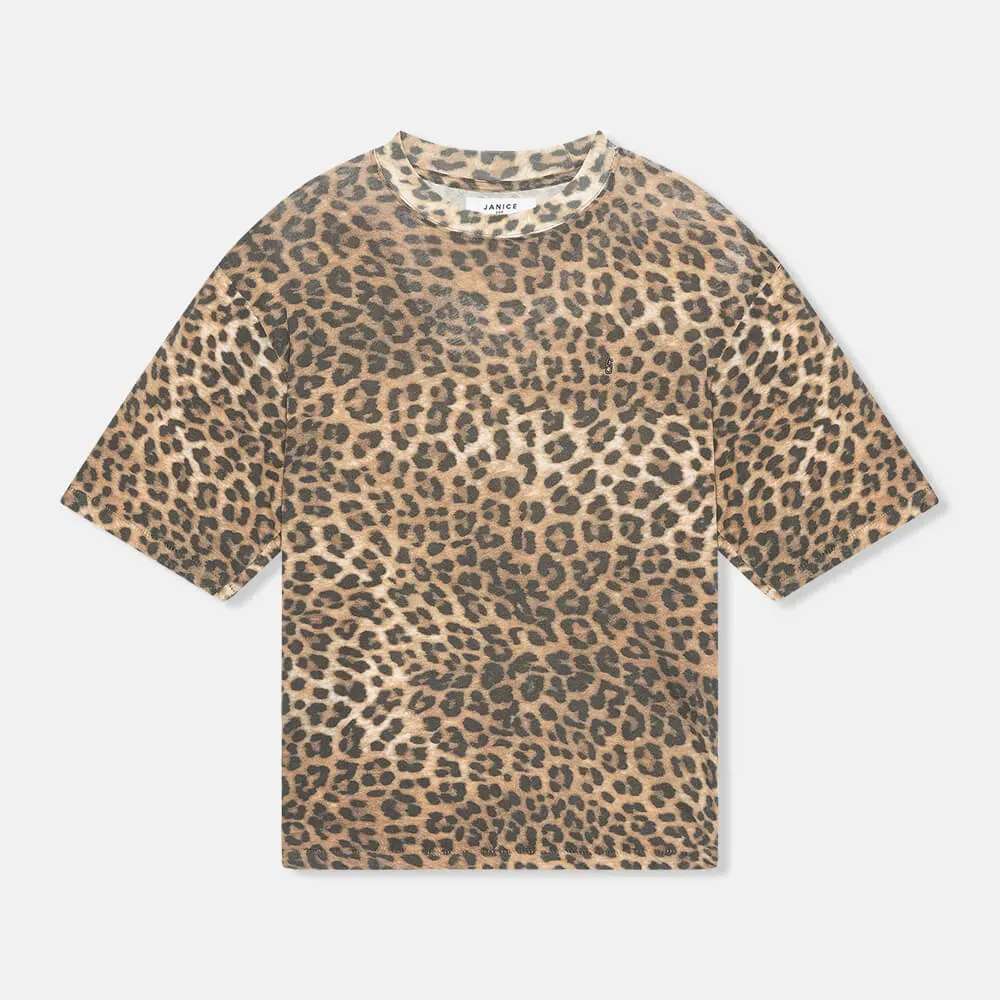 Panterprint Dames Shirt Katoen Adam