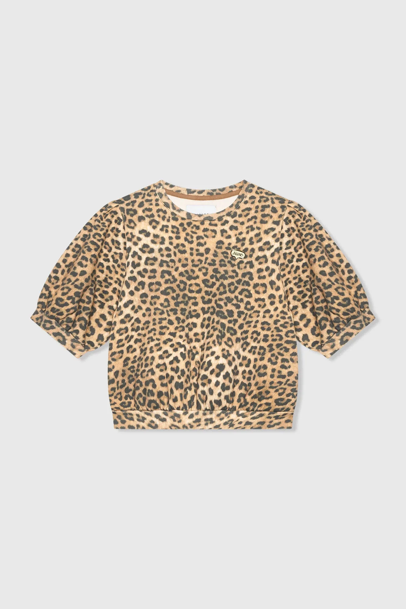 Panterprint Dames Sweater Pof Mouw Katoen Corey