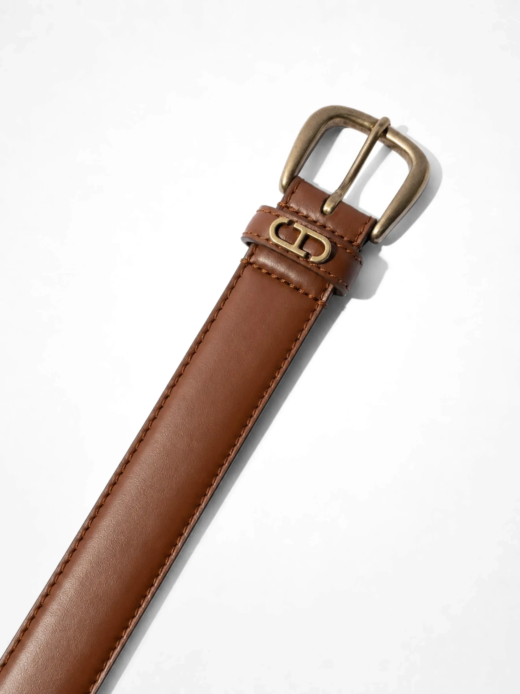 Riem Leer Dames Tabacco Malone Brass