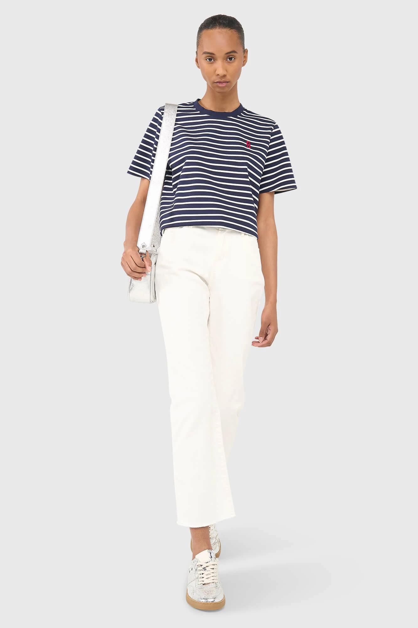 Rock Shirt Gestreept Donker Blauw