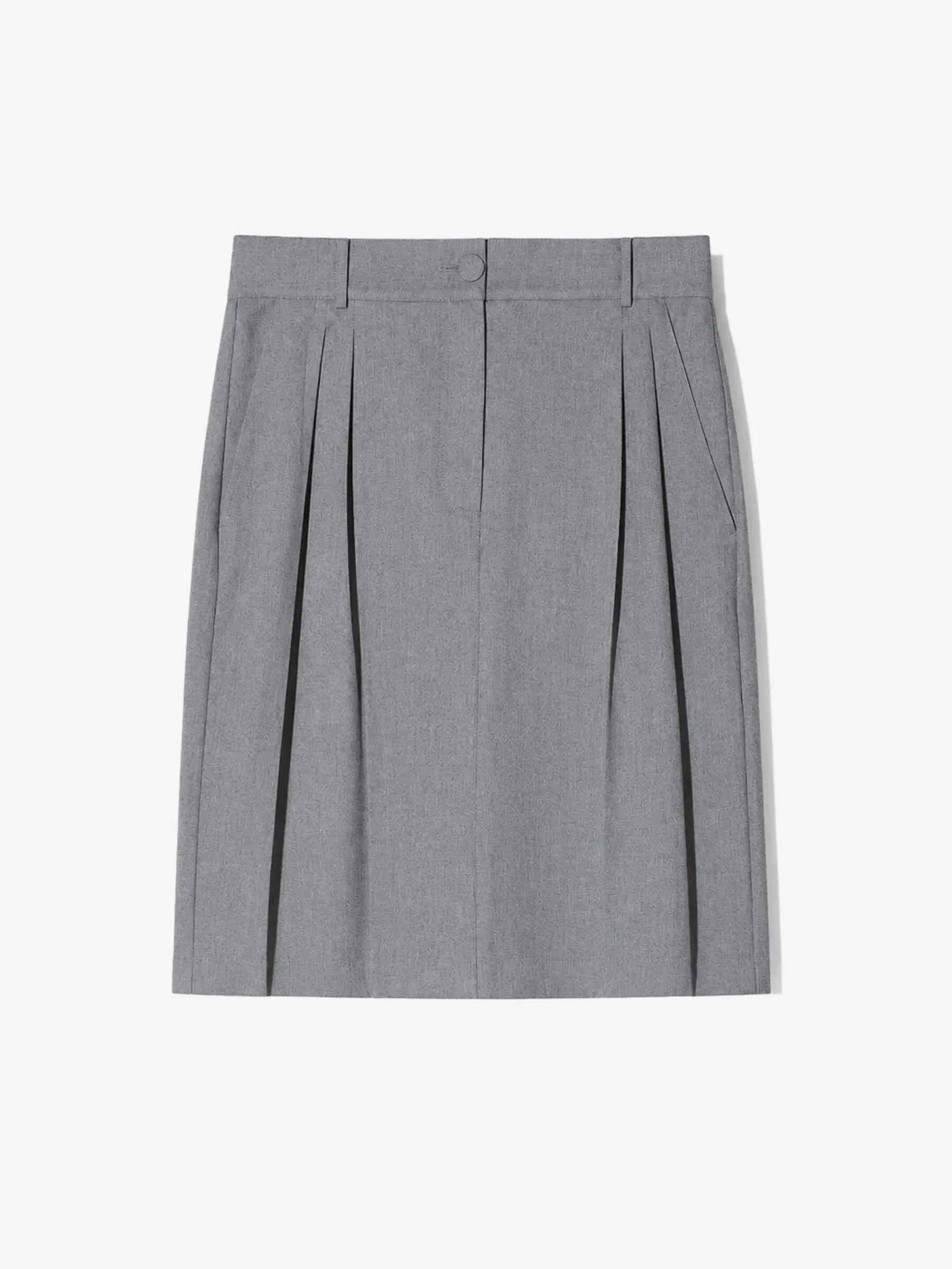 Shorts Broek Dames Rechte Pijp Grijs Dime