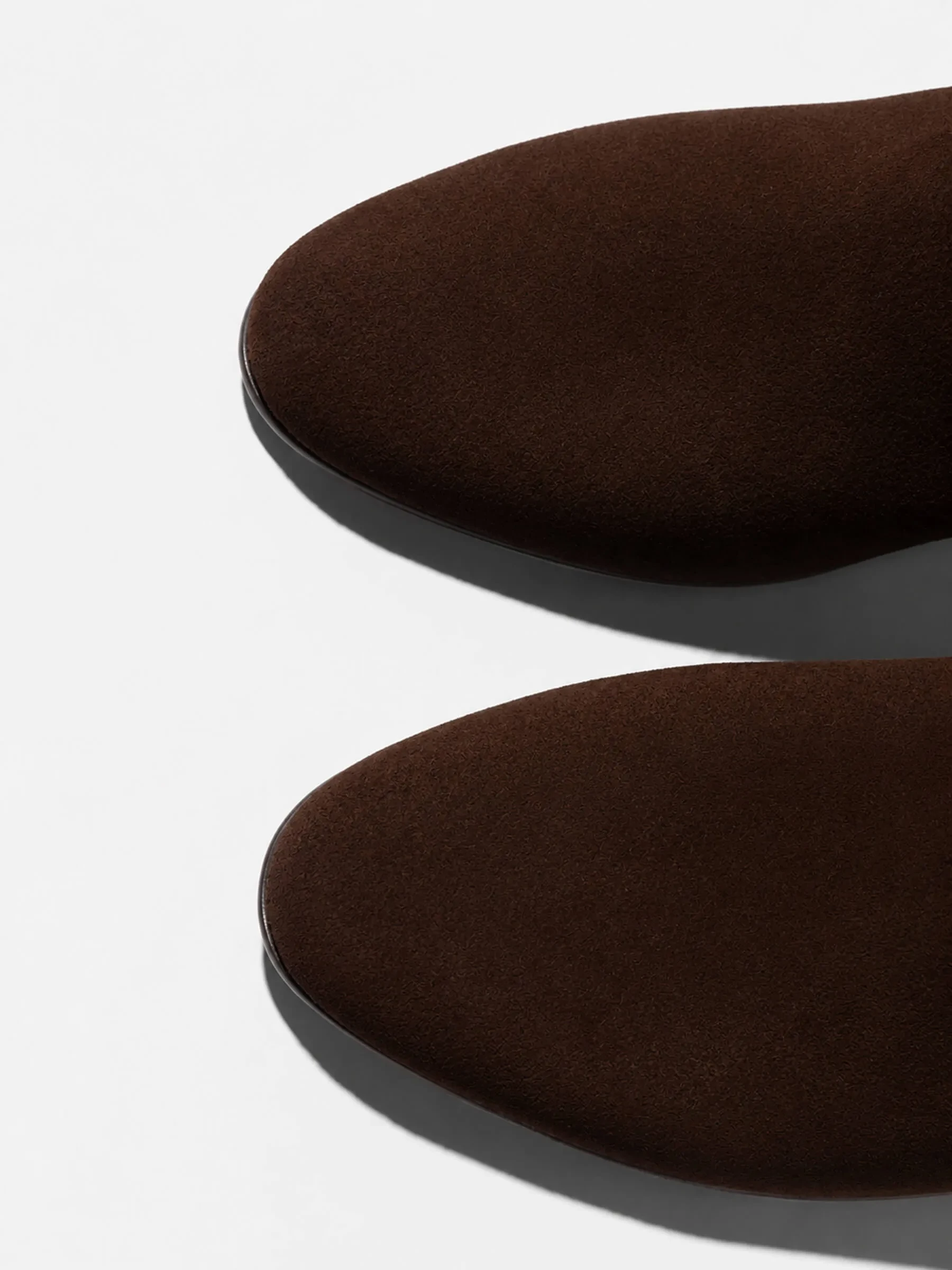 Suede Overknee Laarzen Cody Donker Bruin